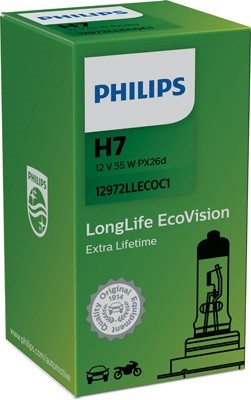 12972 LLECOC1 Bec PHILIPS H7 12v55w Long Life Ecovision PHILIPS 