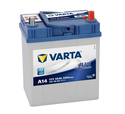 5401260333132 Baterie VARTA 12v 40ah 330A Blue Dynamic A14 VARTA 
