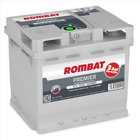 5552K10054ROM Baterie ROMBAT Premier 55ah 540A ROMBAT 