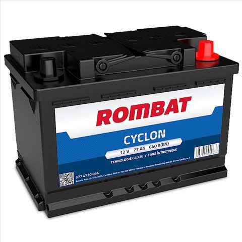 5774730064ROM Baterie ROMBAT Cyclon 77ah 640A ROMBAT 