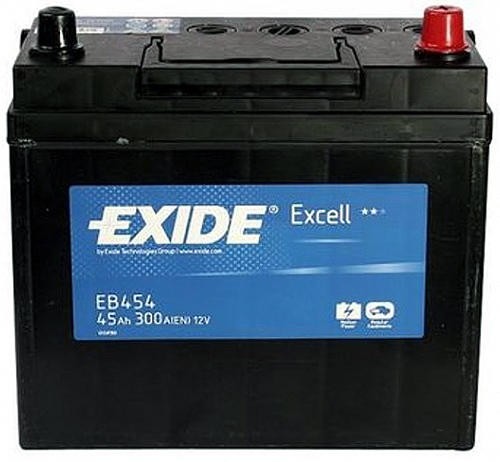 EB454 Baterie EXIDE Asia Excell 12v 45ah 300A EXIDE 