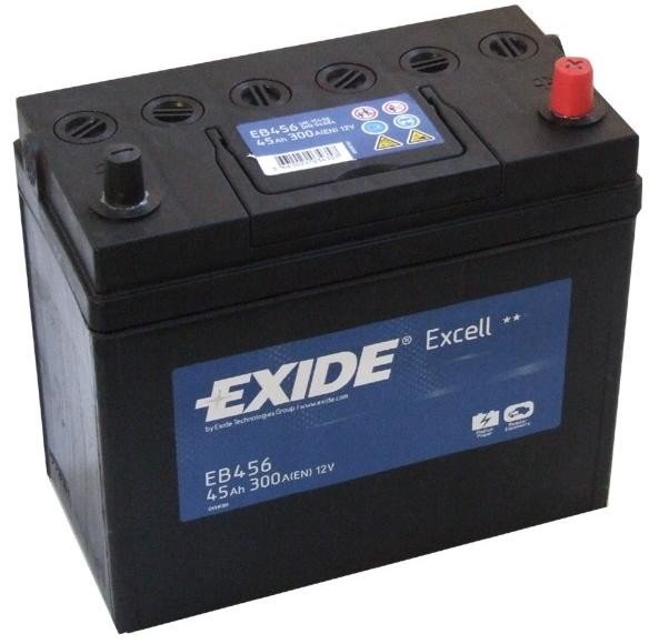 EB456 Baterie EXIDE Asia Excell 12v 45ah 300A EXIDE 