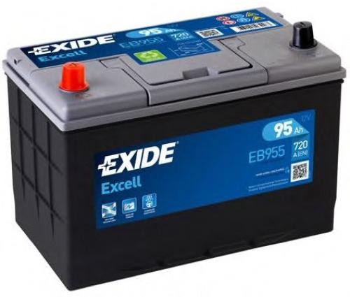 EB955 Baterie EXIDE Asia 12v 95ah 720A EXIDE 
