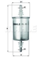 KL 83 filtru combustibil MAHLE 