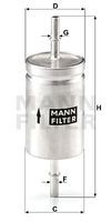 WK 512 filtru combustibil MANN-FILTER 