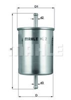 KL 2 filtru combustibil MAHLE 