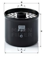 P 917 x filtru combustibil MANN-FILTER 