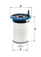 PU 7005 filtru combustibil MANN-FILTER 