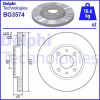 BG3574 Disc frana DELPHI 