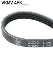 VKMV 4PK668 Curea transmisie cu caneluri SKF 