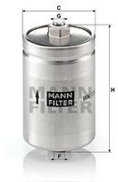WK 725 filtru combustibil MANN-FILTER 