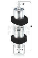 WK 6003 filtru combustibil MANN-FILTER 