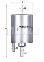 KL 571 filtru combustibil MAHLE 