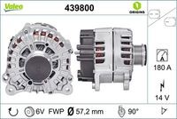 439800 Generator / Alternator VALEO 