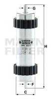 WK 6037 filtru combustibil MANN-FILTER 