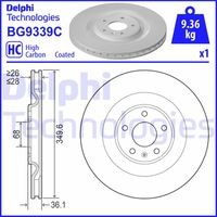BG9339C Disc frana DELPHI 