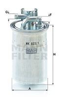 WK 823/1 filtru combustibil MANN-FILTER 