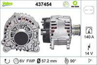 437454 Generator / Alternator VALEO 