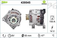439545 Generator / Alternator VALEO 