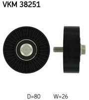 VKM 38251 Rola ghidare/conducere, curea transmisie SKF 