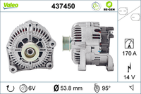 437450 Generator / Alternator VALEO 