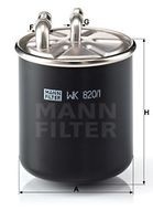 WK 820/1 filtru combustibil MANN-FILTER 