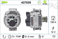 437539 Generator / Alternator VALEO 