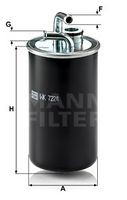 WK 722/1 filtru combustibil MANN-FILTER 