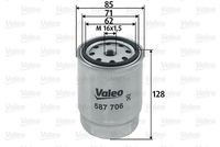587706 filtru combustibil VALEO 