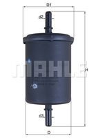 KL 248 filtru combustibil MAHLE 