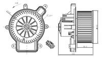 34270 Ventilator, habitaclu NRF 