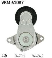 VKM 61087 rola intinzator,curea transmisie SKF 