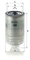 WK 8034 filtru combustibil MANN-FILTER 