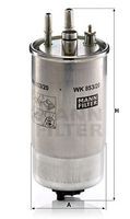 WK 853/20 filtru combustibil MANN-FILTER 