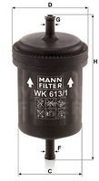 WK 613/1 filtru combustibil MANN-FILTER 
