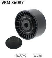 VKM 36087 Rola ghidare/conducere, curea transmisie SKF 