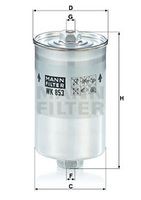 WK 853 filtru combustibil MANN-FILTER 