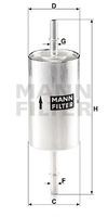 WK 614/46 filtru combustibil MANN-FILTER 