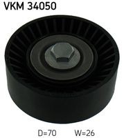 VKM 34050 Rola ghidare/conducere, curea transmisie SKF 