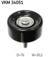 VKM 34051 Rola ghidare/conducere, curea transmisie SKF 