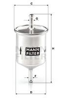 WK 66 filtru combustibil MANN-FILTER 