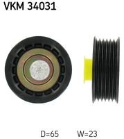 VKM 34031 Rola ghidare/conducere, curea transmisie SKF 