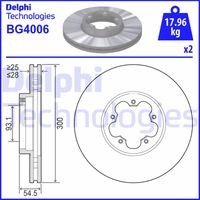 BG4006 Disc frana DELPHI 