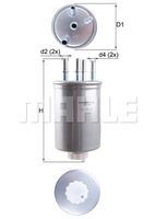 KL 1026 filtru combustibil MAHLE 
