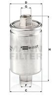 WK 612/2 filtru combustibil MANN-FILTER 