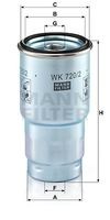 WK 720/2 x filtru combustibil MANN-FILTER 
