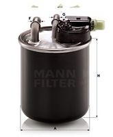 WK 820/14 filtru combustibil MANN-FILTER 