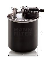 WK 820/15 filtru combustibil MANN-FILTER 