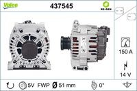 437545 Generator / Alternator VALEO 