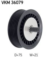 VKM 36079 Rola ghidare/conducere, curea transmisie SKF 